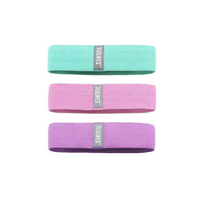Aolikes Set 3 Resistance Booty Bands Hip Circle Loop Bands Workout Exercise - Set of 3 (Light V528-9360101098520