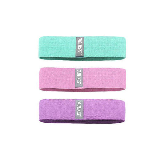 Aolikes Set 3 Resistance Booty Bands Hip Circle Loop Bands Workout Exercise - Set of 3 (Light V528-9360101098520