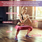 Aolikes Set 3 Resistance Booty Bands Hip Circle Loop Bands Workout Exercise - Set of 3 (Light V528-9360101098520