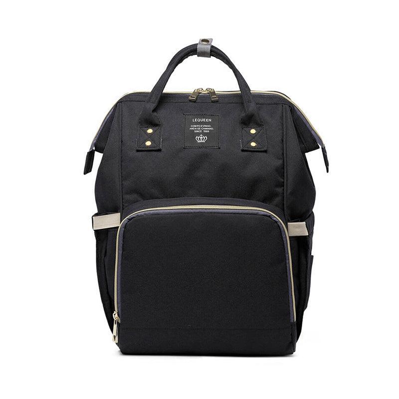 Luxury Multifunctional Diaper Nappy Backpack Maternity Mummy Changing Bag - Pink Gray V528-9360101098582