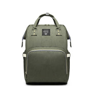 Luxury Multifunctional Diaper Nappy Backpack Maternity Mummy Changing Bag - Pink Gray V528-9360101098582