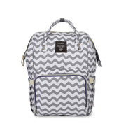Luxury Multifunctional Diaper Nappy Backpack Maternity Mummy Changing Bag - Pink Gray V528-9360101098582