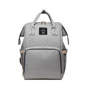 Luxury Multifunctional Diaper Nappy Backpack Maternity Mummy Changing Bag - Pink Gray V528-9360101098582
