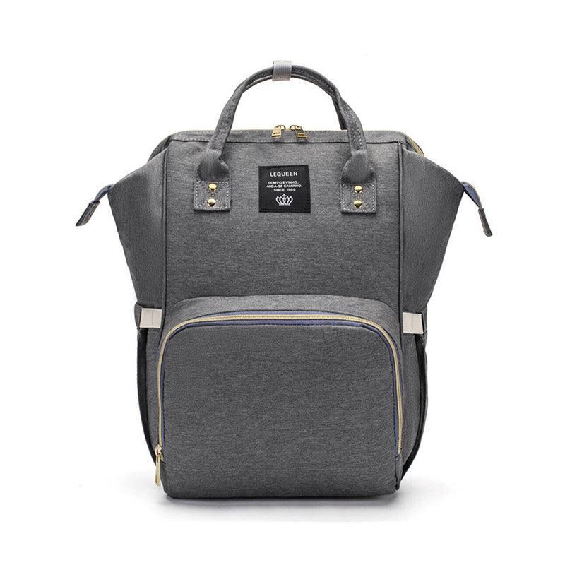Luxury Multifunctional Diaper Nappy Backpack Maternity Mummy Changing Bag - Pink Gray V528-9360101098582