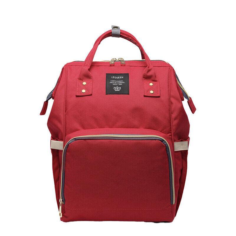 Luxury Multifunctional Diaper Nappy Backpack Maternity Mummy Changing Bag - Wavy Grain V528-9360101098629