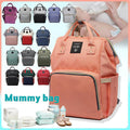 Luxury Multifunctional Diaper Nappy Backpack Maternity Mummy Changing Bag - Tangerine Pink V528-9360101098636