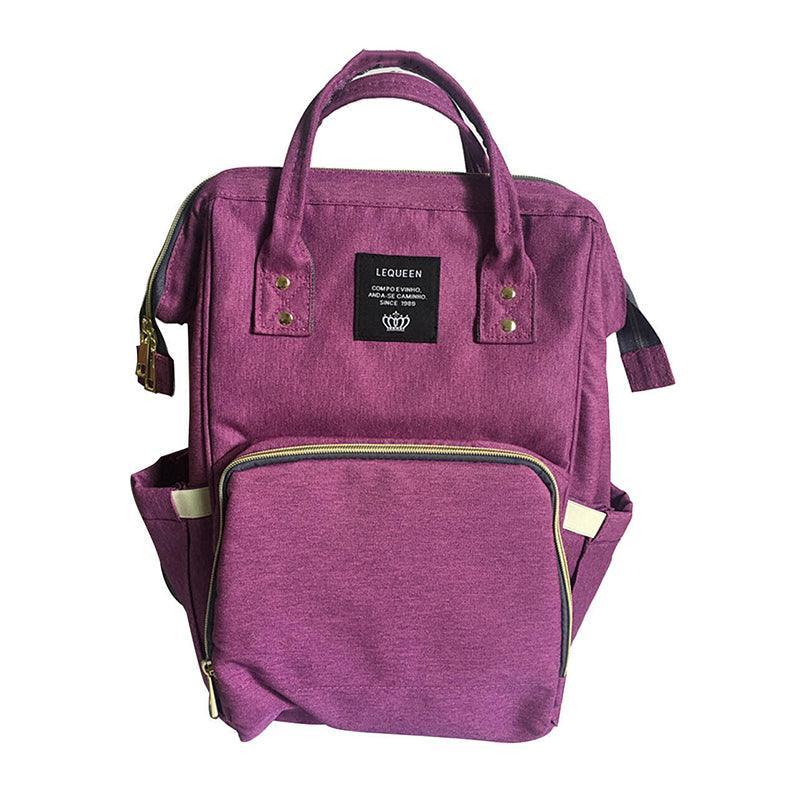 Luxury Multifunctional Diaper Nappy Backpack Maternity Mummy Changing Bag - Light Gray V528-9360101098667