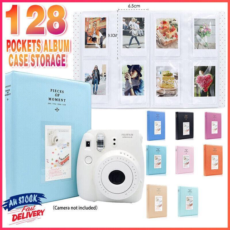 128 Pockets Album Case Storage For Polaroid Photo FujiFilm Camera Film - Royal Blue V528-9360312001272