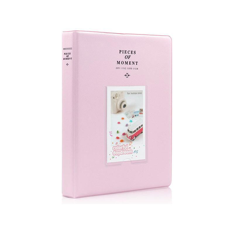 128 Pockets Album Case Storage For Polaroid Photo FujiFilm Camera Film - Blue V528-9360312001289