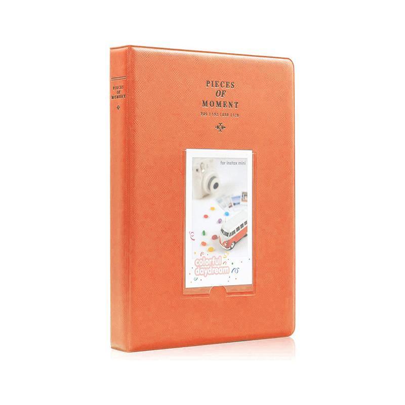 128 Pockets Album Case Storage For Polaroid Photo FujiFilm Camera Film - Blue V528-9360312001289