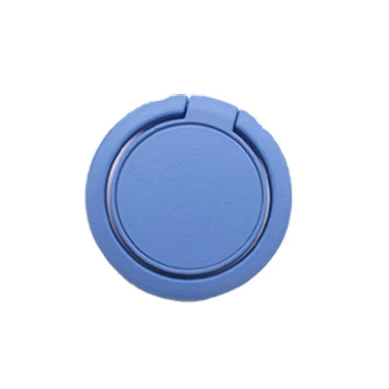 Phone Ring Bracket 360 Degree Rotation Solid Colour Mobile Holder Grip Stand - Blue V528-9360312003085