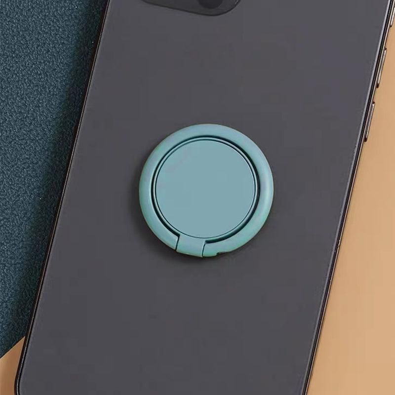 Phone Ring Bracket 360 Degree Rotation Solid Colour Mobile Holder Grip Stand - Blue V528-9360312003085
