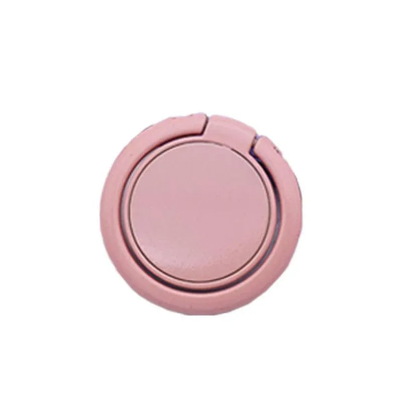 Phone Ring Bracket 360 Degree Rotation Solid Colour Mobile Holder Grip Stand - Pink V528-9360312003122