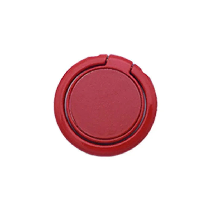Phone Ring Bracket 360 Degree Rotation Solid Colour Mobile Holder Grip Stand - Red V528-9360312003146