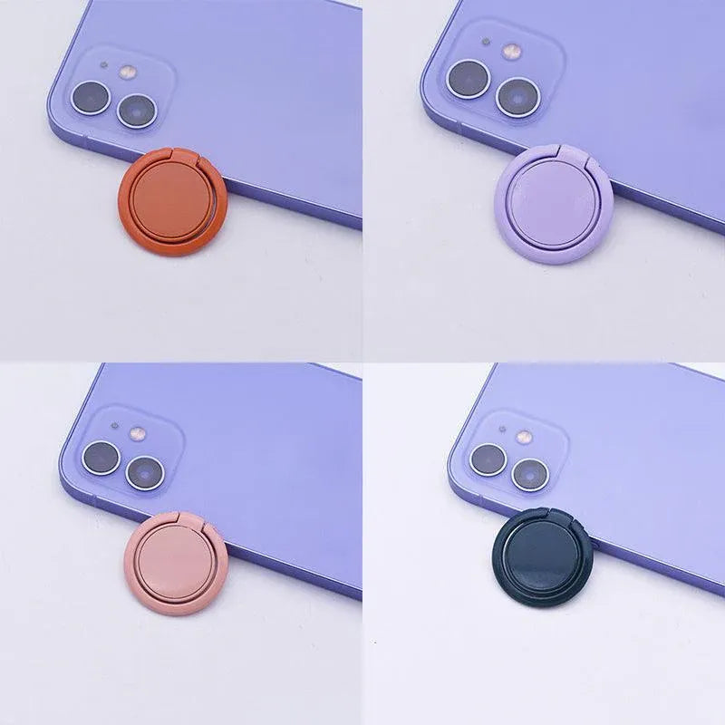 Phone Ring Bracket 360 Degree Rotation Solid Colour Mobile Holder Grip Stand - Red V528-9360312003146