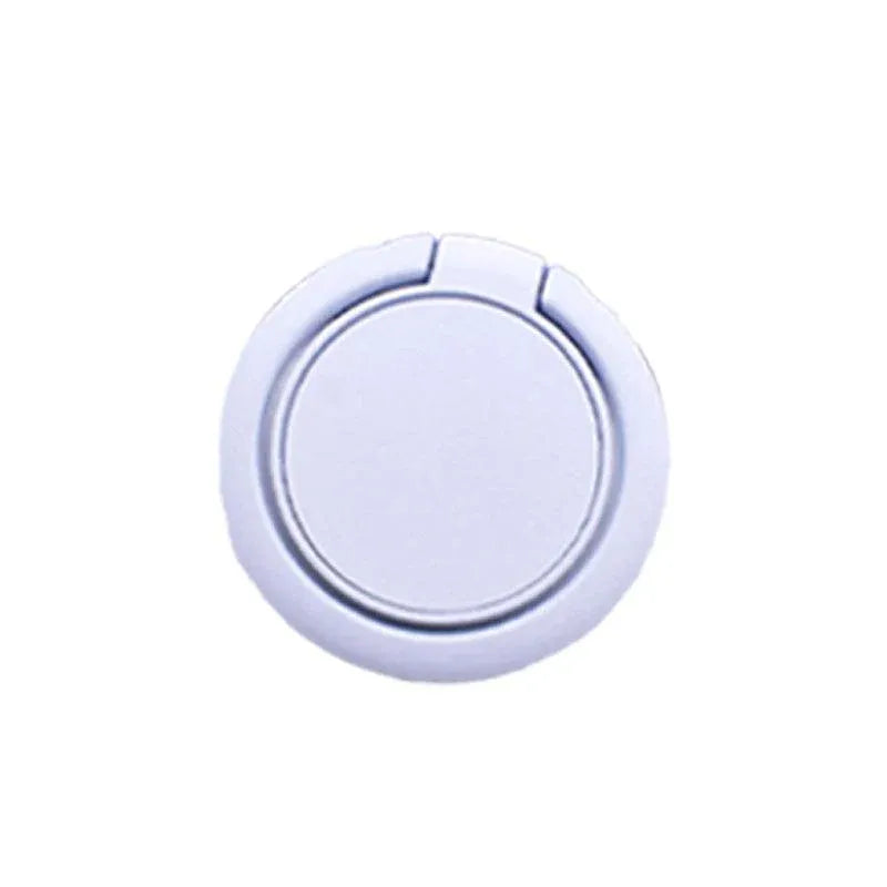 Phone Ring Bracket 360 Degree Rotation Solid Colour Mobile Holder Grip Stand - White V528-9360312003153