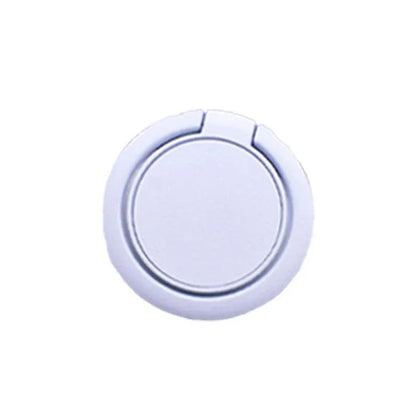 Phone Ring Bracket 360 Degree Rotation Solid Colour Mobile Holder Grip Stand - White V528-9360312003153