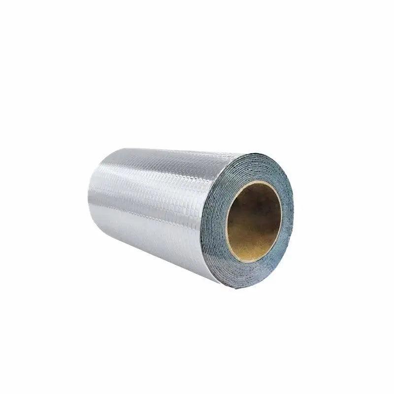 5M Waterproof Tape Butyl Rubber Aluminium Foil Roof Pipe Caravan Repair Flashing - 5cm* 5m* 1 Unit V528-9360312012162