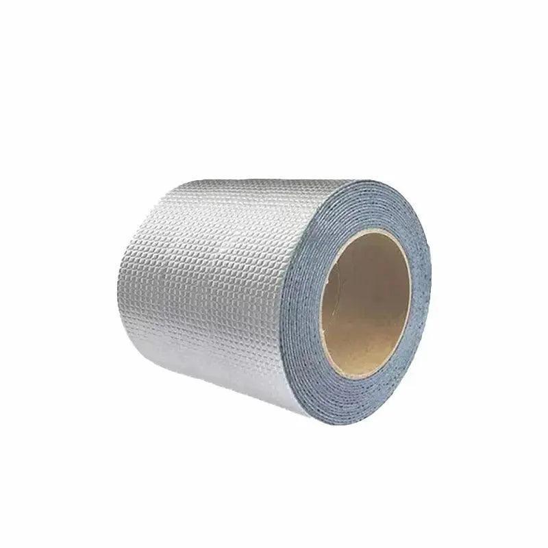 5M Waterproof Tape Butyl Rubber Aluminium Foil Roof Pipe Caravan Repair Flashing - 20cm*5m*1 Unit V528-9360312012223