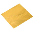 100Pcs Aluminium Foil Chocolate Wrappers 20cm Squares - Gold/Gloss V528-9360312014722