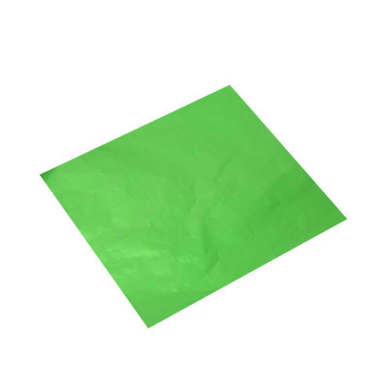 100PCS Tin Foil Aluminium Wrapping Square Chocolate Wrappers 10CM - Red/Gloss V528-9360312014777