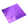100Pcs Aluminium Foil Chocolate Wrappers 20cm Squares - Purple/Gloss V528-9360312014883