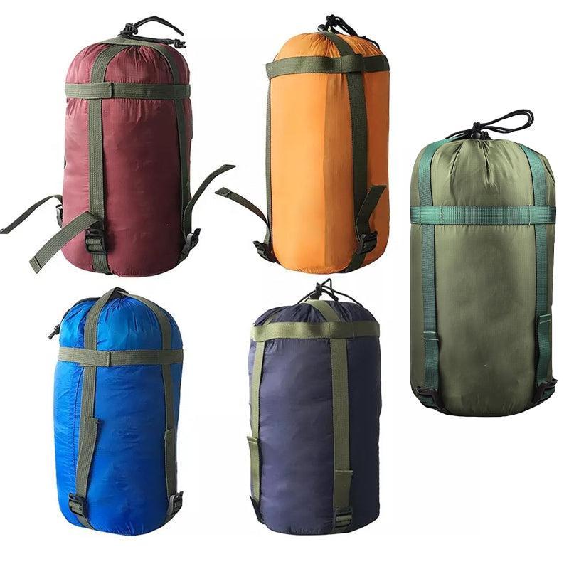 Camping Sleeping Bag Compression Sack Waterproof Outdoor Storage Bag - Wine Red V528-9360312016566