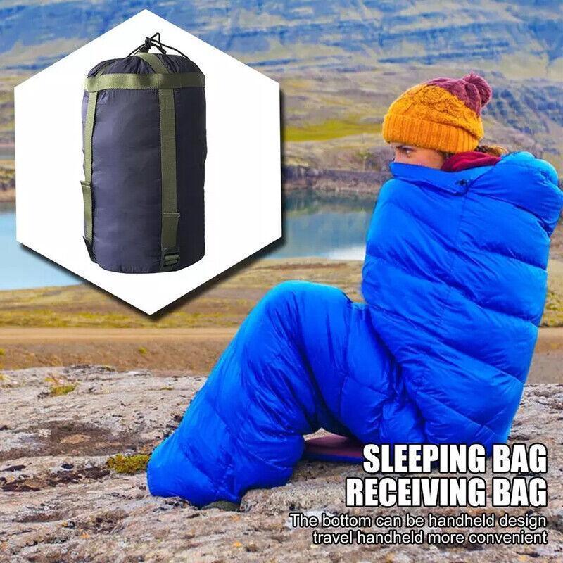 Camping Sleeping Bag Compression Sack Waterproof Outdoor Storage Bag - Lake Blue V528-9360312016597