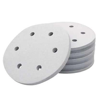 100x 123mm 6/8-Hole Sanding Discs Hook Loop Orbital Sander Pads 80 120 240 Grit - 80 Grits(6-Hole) V528-9360312020532