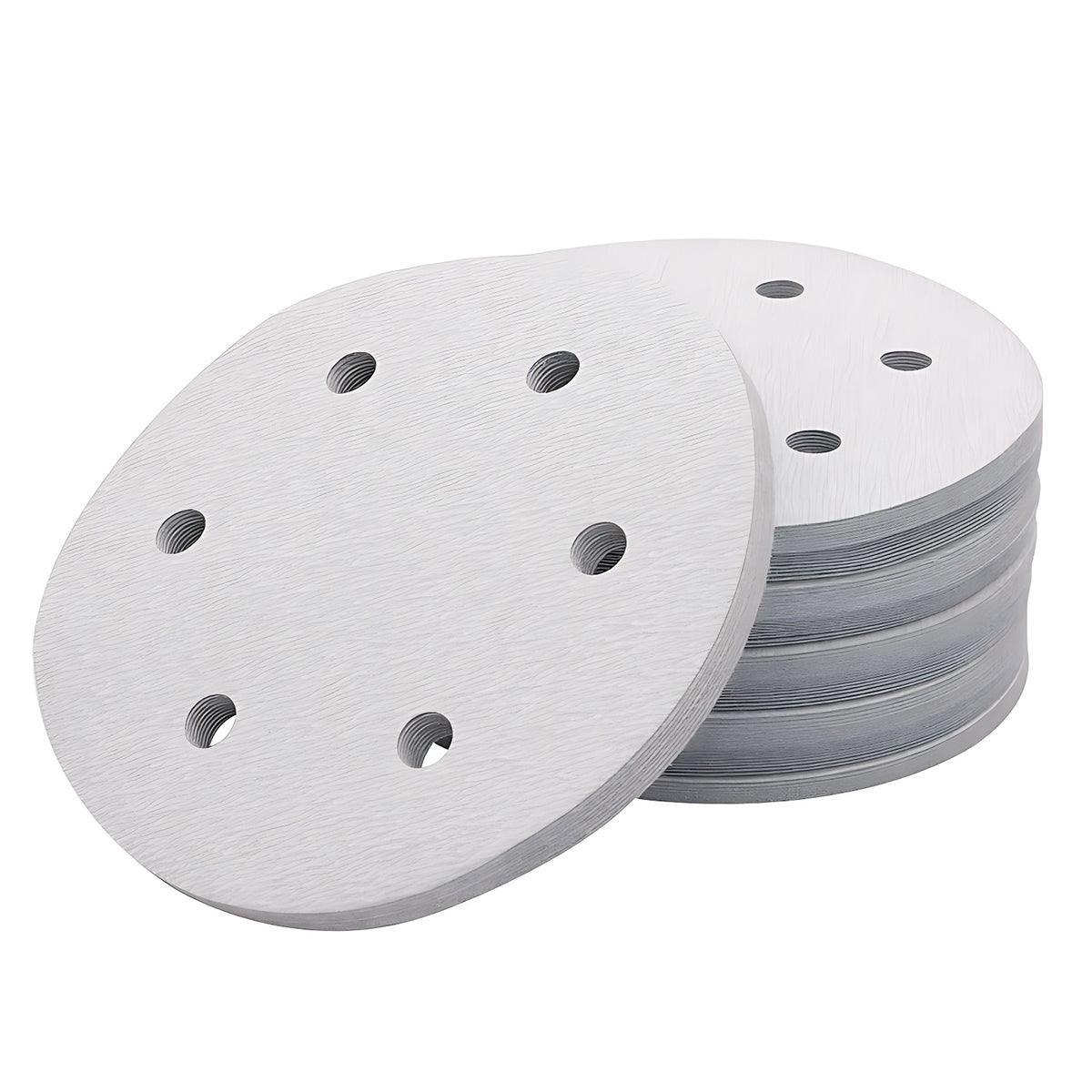 100x 123mm 6/8-Hole Sanding Discs Hook Loop Orbital Sander Pads 80 120 240 Grit - 400 Grits(8-Hole) V528-9360312020587