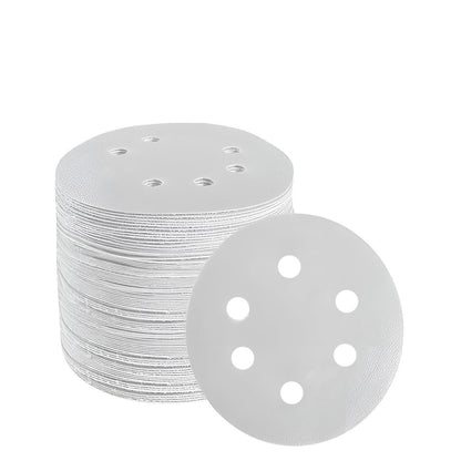 100x 123mm 6/8-Hole Sanding Discs Hook Loop Orbital Sander Pads 80 120 240 Grit - 400 Grits(8-Hole) V528-9360312020587