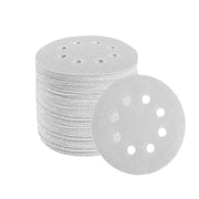 100x 123mm 6/8-Hole Sanding Discs Hook Loop Orbital Sander Pads 80 120 240 Grit - 400 Grits(8-Hole) V528-9360312020587