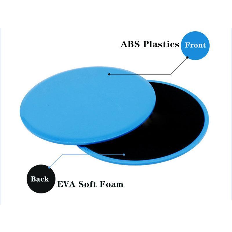 2PCS Core Sliding Discs Fitness Sliders for Home Gym Yoga Gliding Exercise 17cm - Red V528-9360312023496