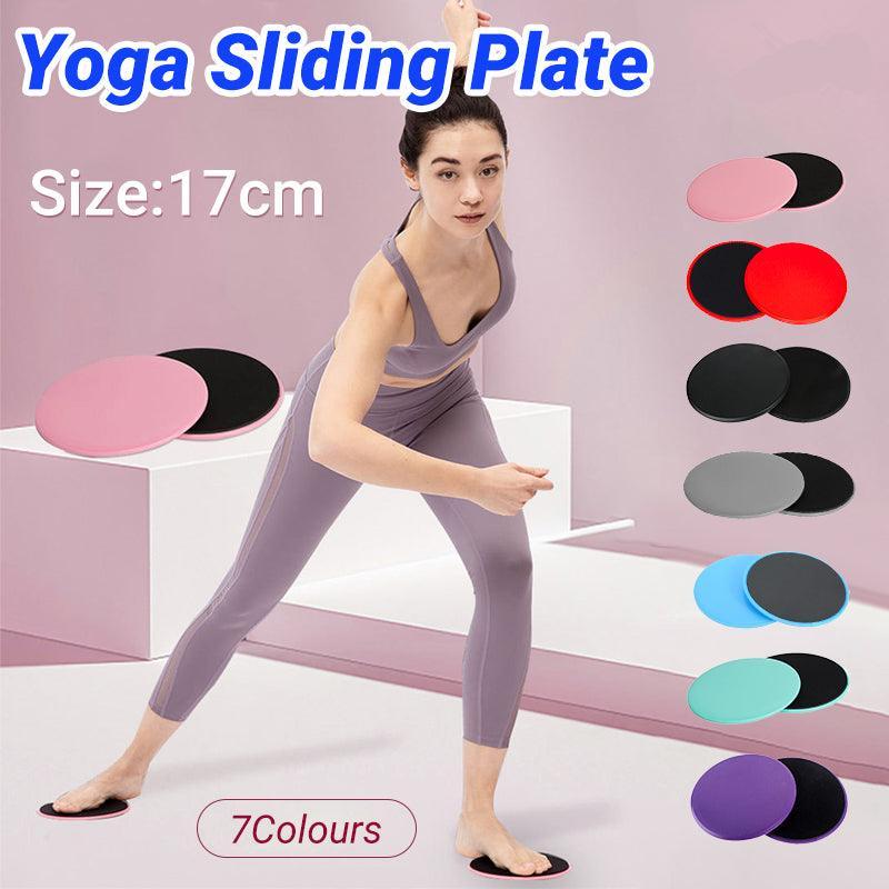 2PCS Core Sliding Discs Fitness Sliders for Home Gym Yoga Gliding Exercise 17cm - Blue V528-9360312023540