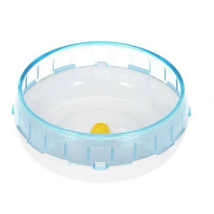 Blue Hamster Guinea Pig Running Disc Cage Accessories Running Round Wheel Pet Toys - 21CM V528-9360312023915