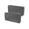 2X Car Shoulder Strap Positioning Clip Buckle Adjuster for Driving Comfort - Black V528-9360312024868