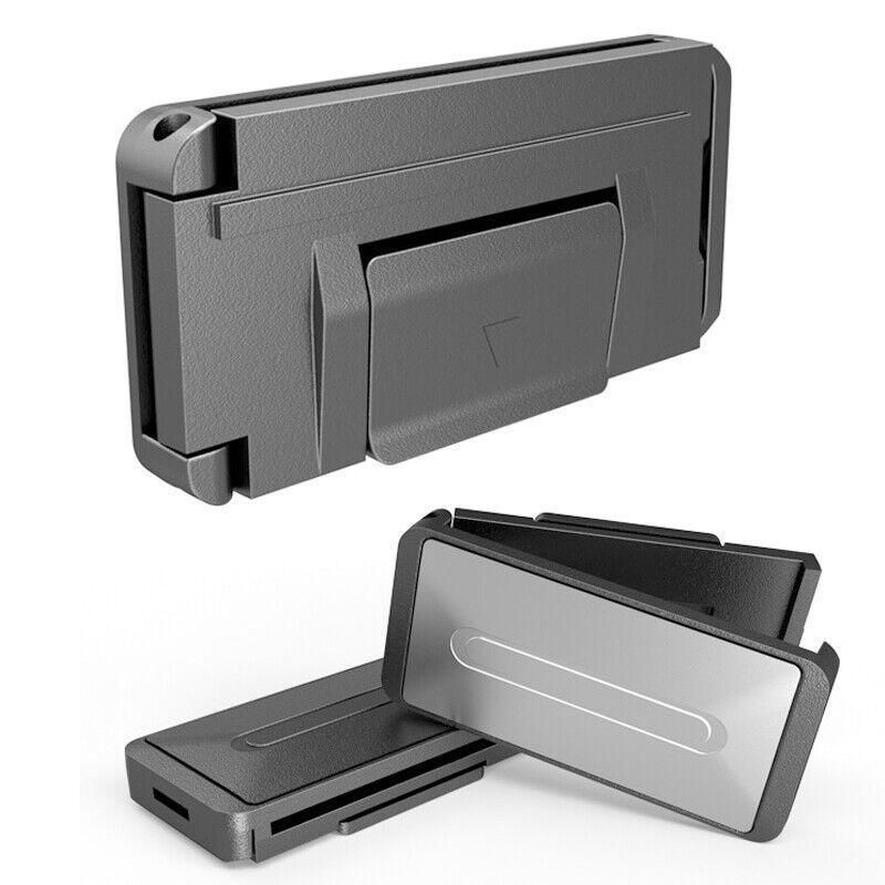 2X Car Shoulder Strap Positioning Clip Buckle Adjuster for Driving Comfort - Black V528-9360312024868