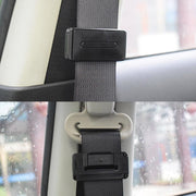 2X Car Shoulder Strap Positioning Clip Buckle Adjuster for Driving Comfort - Black V528-9360312024868