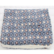 L Size Puppy Dog Cat Cushion Mattress Blanket Bed Soft Warm Pad Winter Kennel House - Navy Cat V528-9360312025063