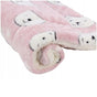 L Size Puppy Dog Cat Cushion Mattress Blanket Bed Soft Warm Pad Winter Kennel House - Pink Bear V528-9360312025087