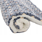 M Size Puppy Dog Cat Cushion Mattress Blanket Bed Soft Warm Pet Pad Winter Kennel House - Blue Whitestar V528-9360312025162