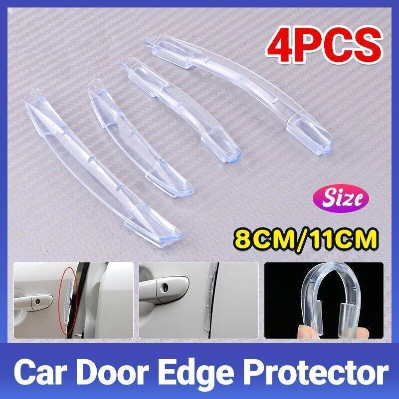 4PCS Car Door Edge Protector Anti Collision Strip Transparent PVC Guard 8cm 11cm V528-9360312025285