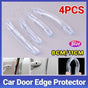 4PCS Car Door Edge Protector Anti Collision Strip Transparent PVC Guard 8cm 11cm V528-9360312025285