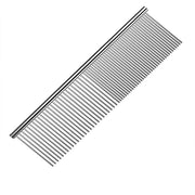 Stainless Steel Teeth Metal Comb Brush Pet Cat Dog Hair Grooming Trimmer Round - S:16*3CM V528-9360312025520