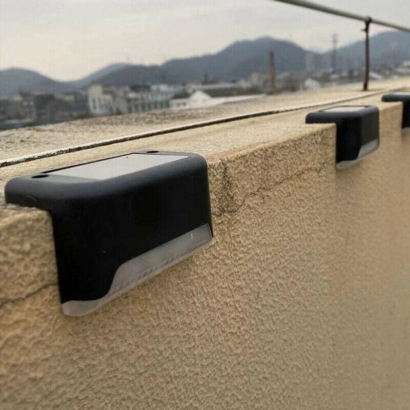 Solar Led Deck Lights Path Garden Patio Pathway Stairs Step Fence Lamp Outdoor - 4PCS V528-9360312026992