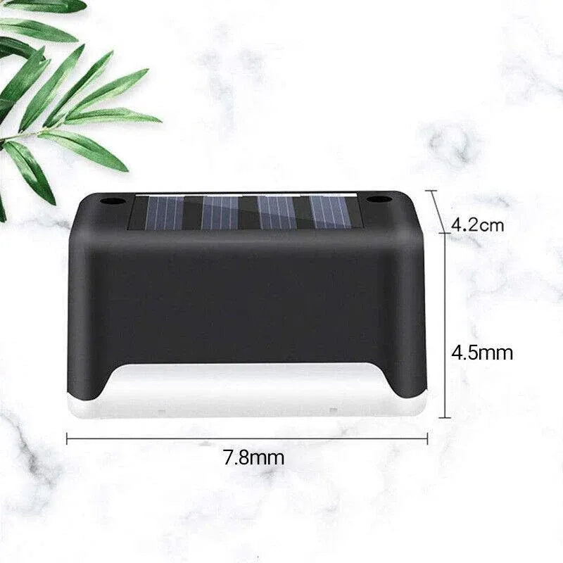 Solar Led Deck Lights Path Garden Patio Pathway Stairs Step Fence Lamp Outdoor - 4PCS V528-9360312026992