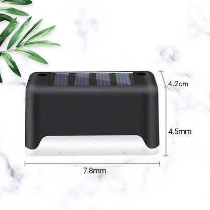 Solar Led Deck Lights Path Garden Patio Pathway Stairs Step Fence Lamp Outdoor - 4PCS V528-9360312026992