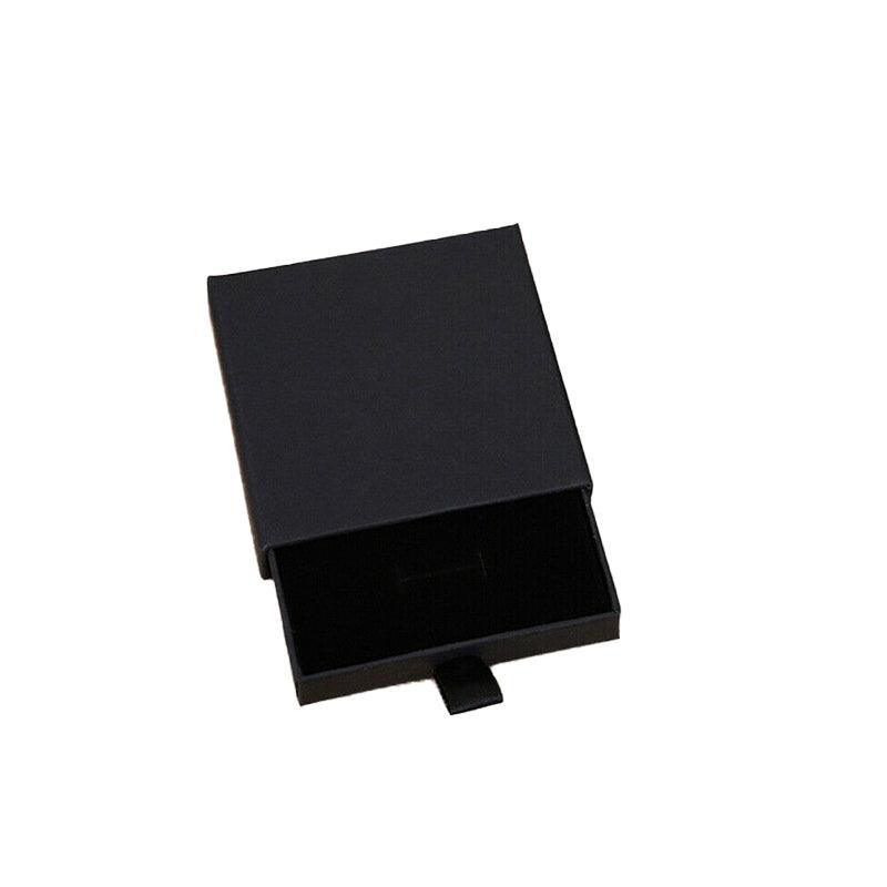 Cardboard Jewellery Gift Boxes Drawer Style Necklace Ring Earring Pendant Bracelet Case - Kraft paper V528-9360312028729