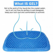 Gel Honeycomb Seat Comfort Cushion Flex Back Support Spine Protector - 1000g (44*36.5*4.5CM) V528-9360312029931