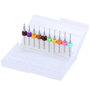 10X Tungsten Steel Micro Drill Bits 0.1-1.2mm for Rotary Tool - 0.3-1.2MM V528-9360312030593